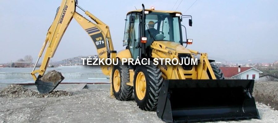 stavebni-stroje-traktorbagrKOMATSU-WB97S-5 s napisem
